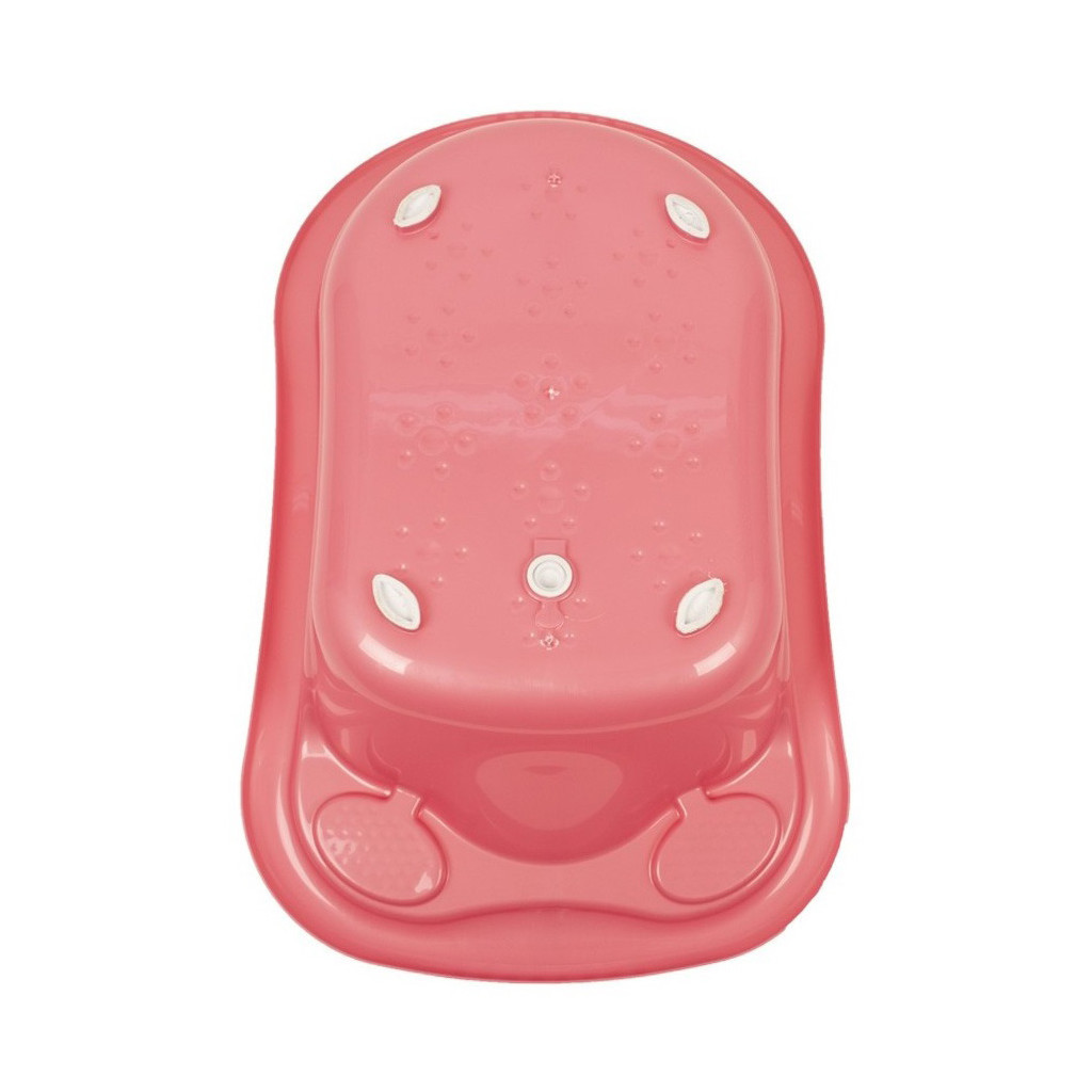 Ванночка Sevi Bebe зі зливом Перламутрова Рожева (8692241008222) - зображення 4