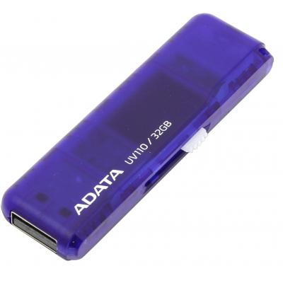 USB флеш накопичувач ADATA 32GB UV110 Blue USB 2.0 (AUV110-32G-RBL) - зображення 3