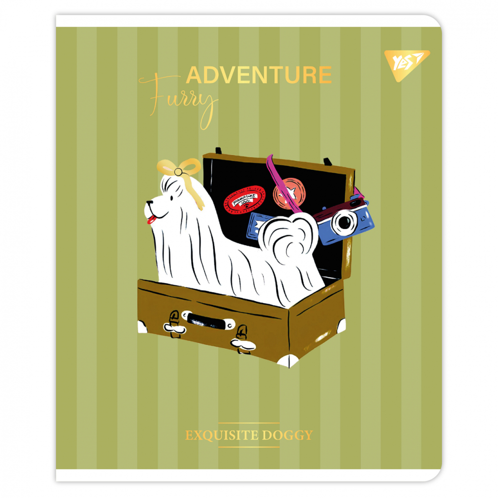 Зошит Yes Exquisite doggy 18 аркушів лінія (767528) - зображення 4