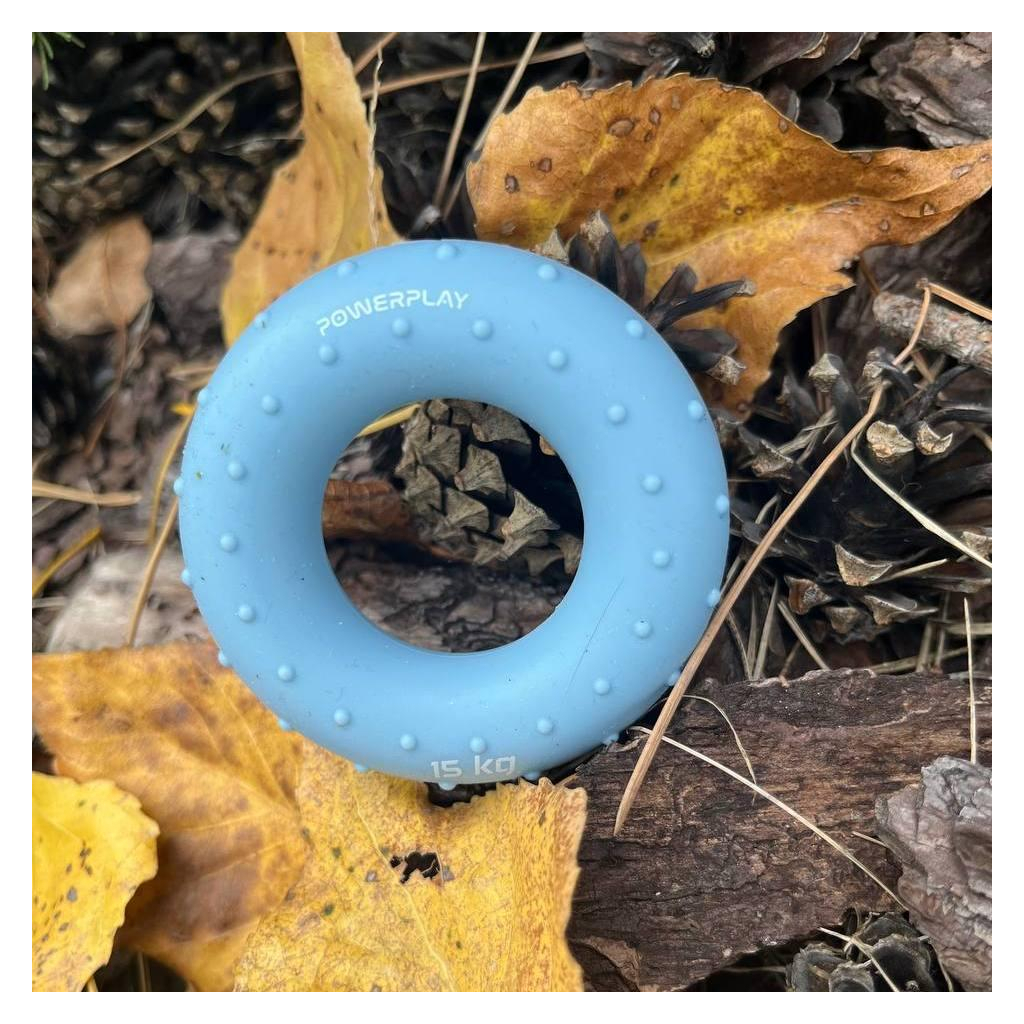 Еспандер PowerPlay PP-4338 Hand Grip Light 15 кг Блакитний (PP_4338_Blue_15kg) - зображення 7