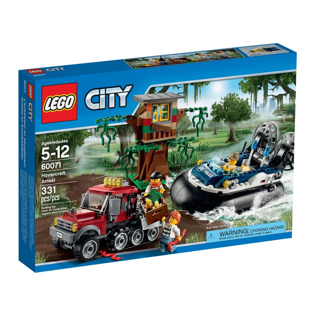 Конструктор LEGO City Поліцейський корабель на повітряній подушці (60071) - зображення 1