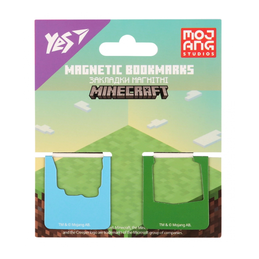 Закладки для книг Yes магнітні Minecraft.Spring, висікання, 2 шт (708445) - зображення 2