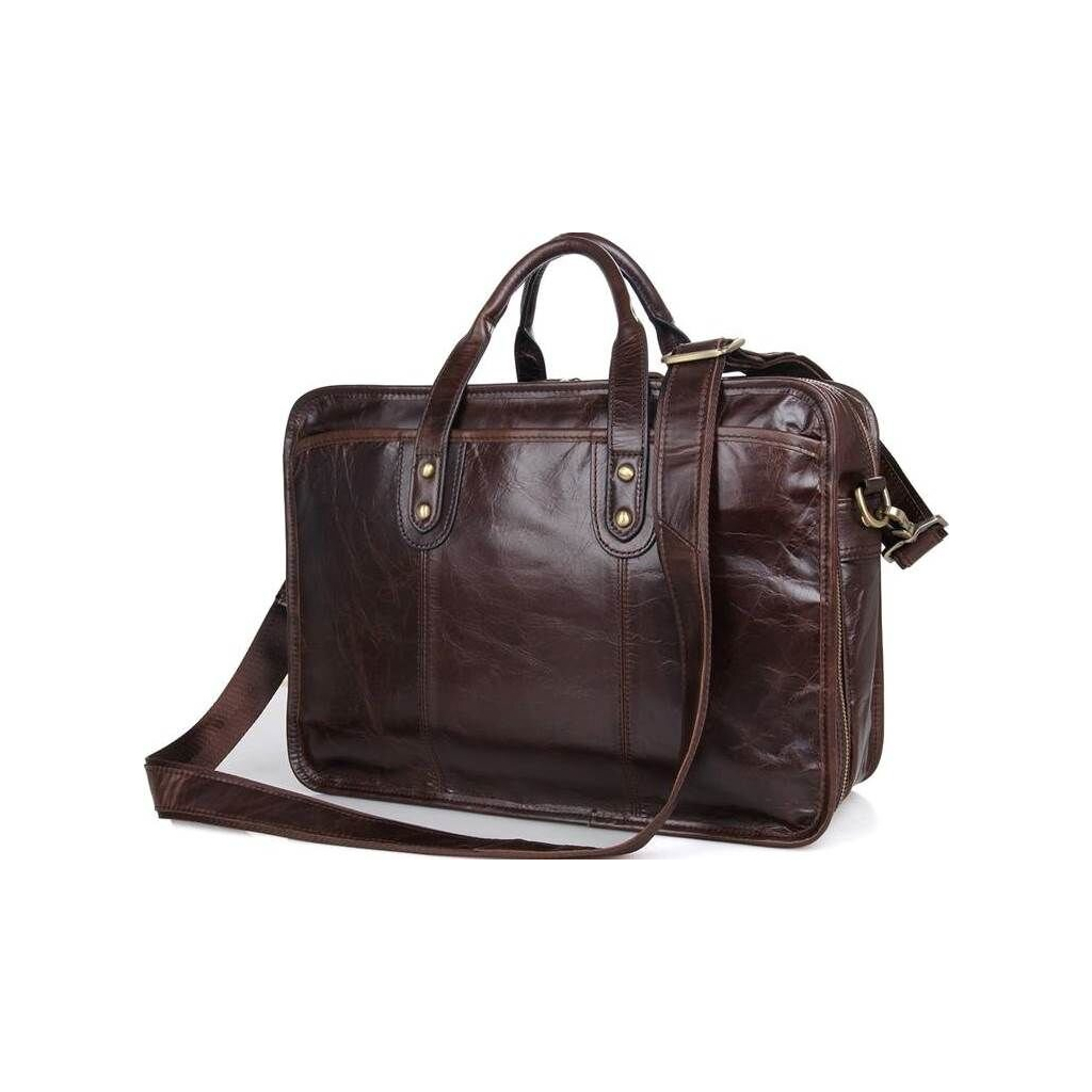 Сумка Vintage З натуральної шкіри Коричнева (14539) - зображення 1