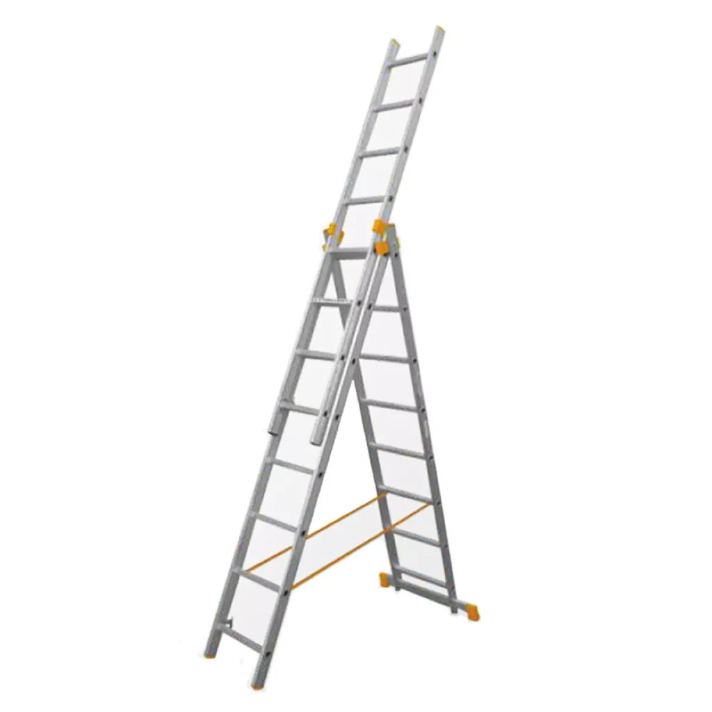 Драбина BUDFIX універсальна трисекційна 01410, 3х10 (130733) - зображення 1