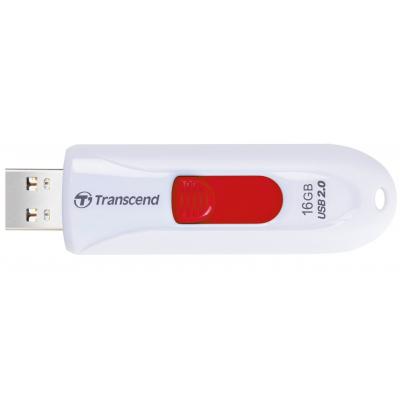 USB флеш накопичувач Transcend 16GB JetFlash 590 White USB 2.0 (TS16GJF590W) - зображення 2