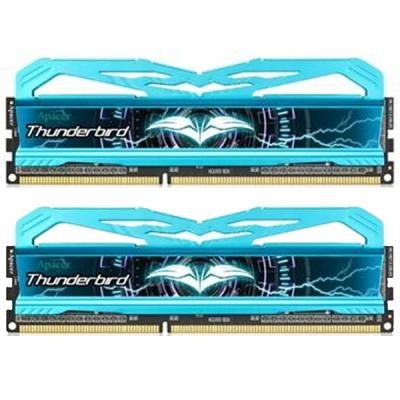 Модуль пам'яті для комп'ютера DDR3 8GB (2x4GB) 2400 MHz Thunderbird Series-Blue Apacer (DK.08GAT.KA7K2) - зображення 1