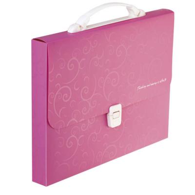 Папка - портфель Buromax A4/35мм, BAROCCO, pink (BM.3719-10) - зображення 1