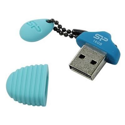 USB флеш накопичувач Silicon Power 16GB Touch T30 Blue USB 2.0 (SP016GBUF2T30V1B) - зображення 3