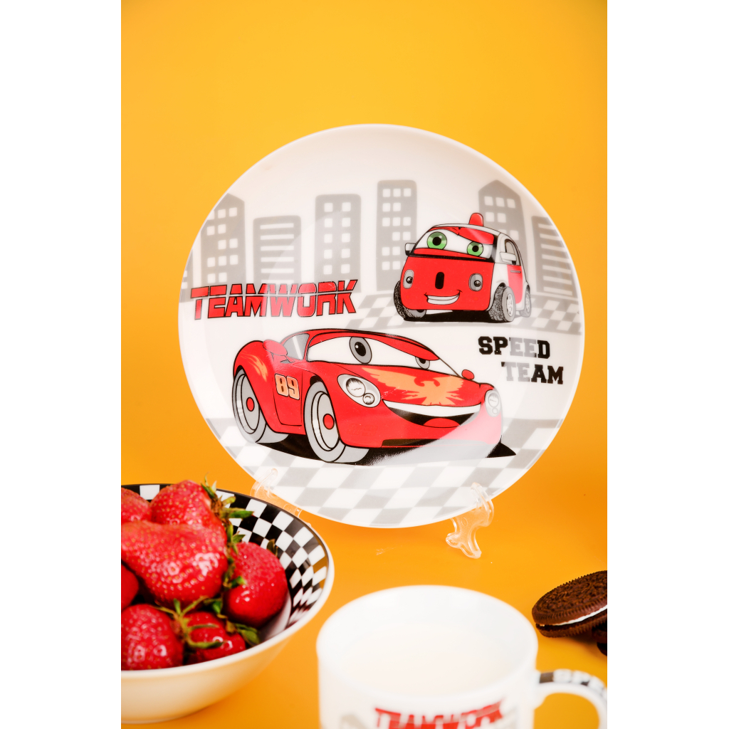 Тарілка Limited Edition Cars 18 см Обідня (YF6032-1) - зображення 3