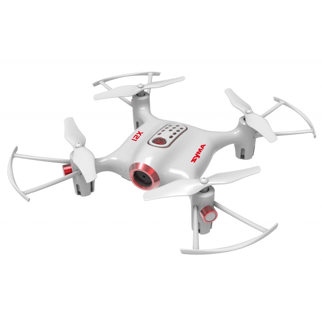 Радіокерована іграшка Syma Квадрокоптер 2,4 Ггц 13,5 cм (X21 White) - зображення 1
