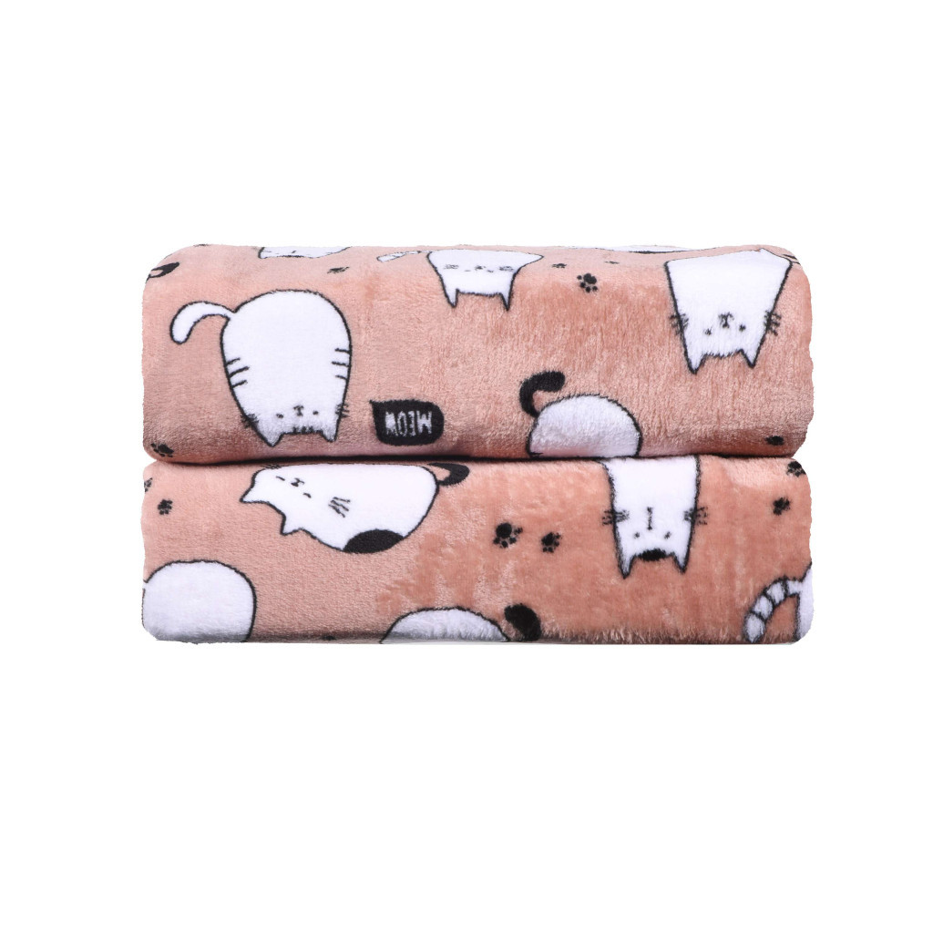 Плед Ardesto Flannel котики, 160х200 см (ART0108PB) - зображення 12