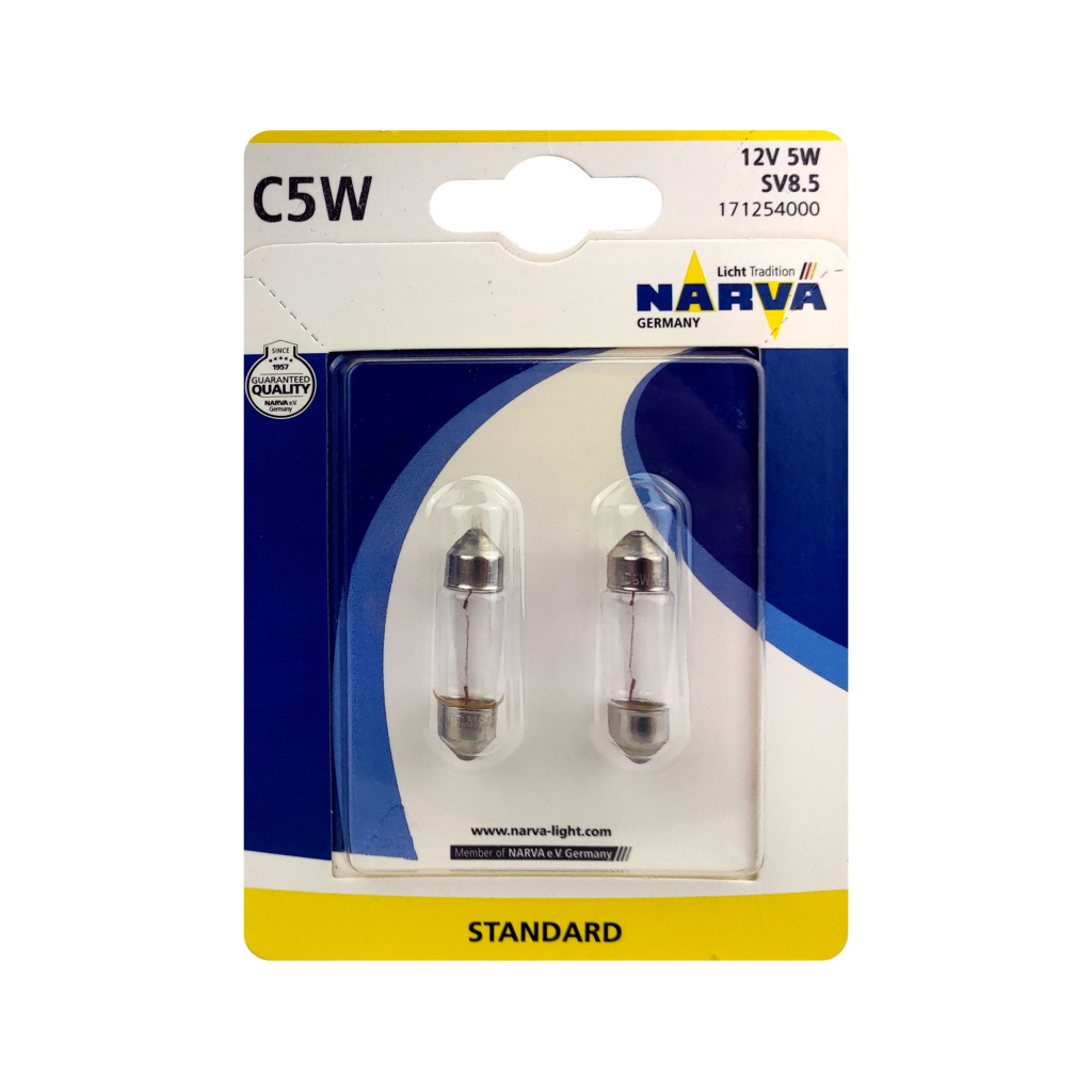 Автолампа Narva STANDARD C5W 171254000 (227171) - зображення 1