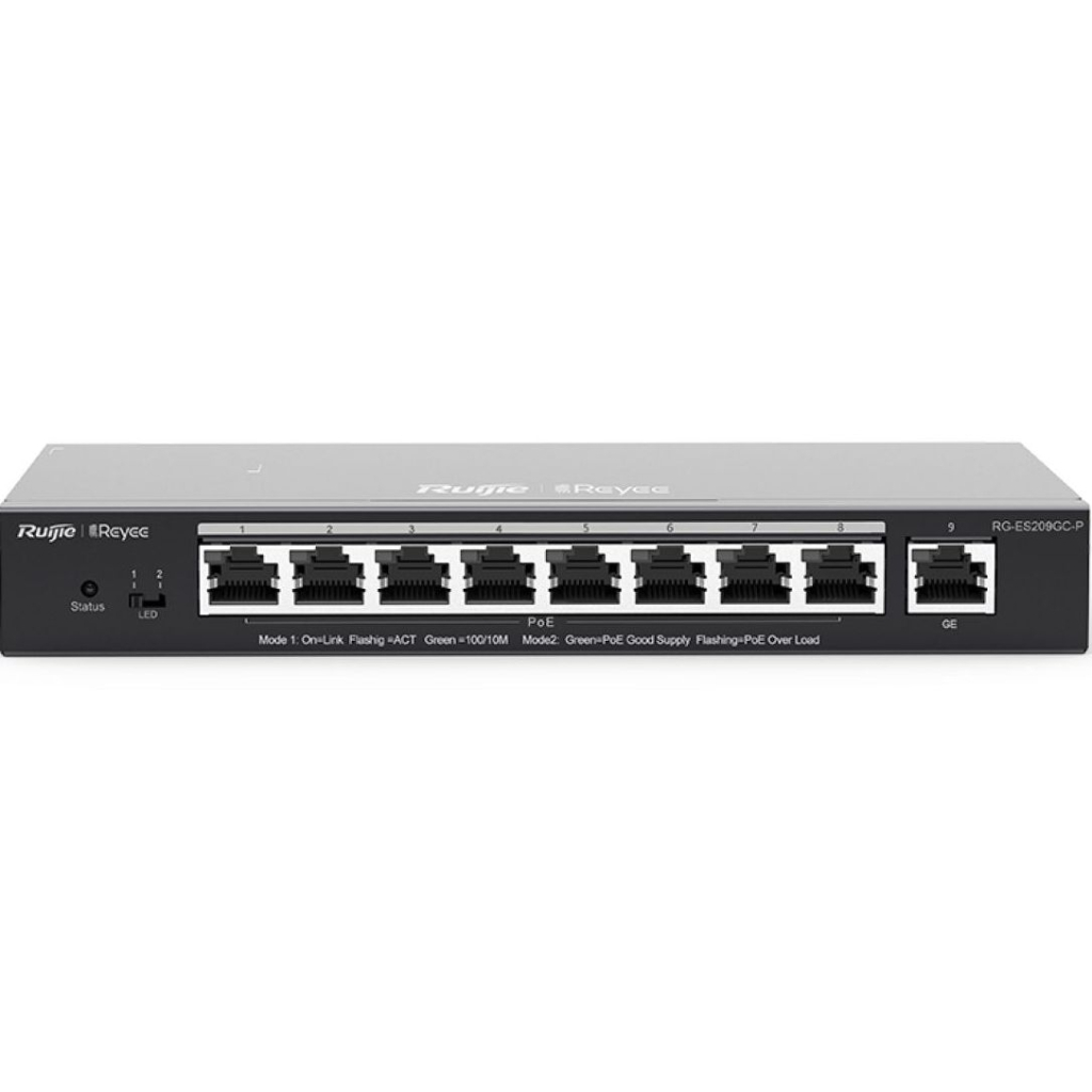 Комутатор мережевий Ruijie Networks RG-ES209GC-P - зображення 1