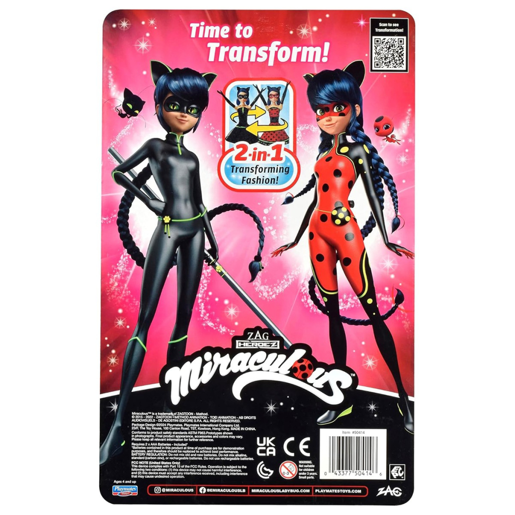Лялька Miraculous інтерактивна Леді Баг і Супер-Кіт Дизайнерське перевтілення (50414) - зображення 8