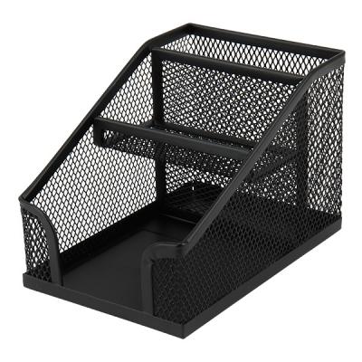 Підставка для дрібниць Axent 100x143x100мм, wire mesh, black (2118-01-A) - зображення 1