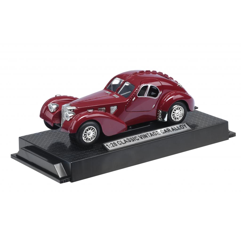 Машина Same Toy Vintage Car со светом и звуком Бордовый (HY62-2Ut-4) - зображення 4