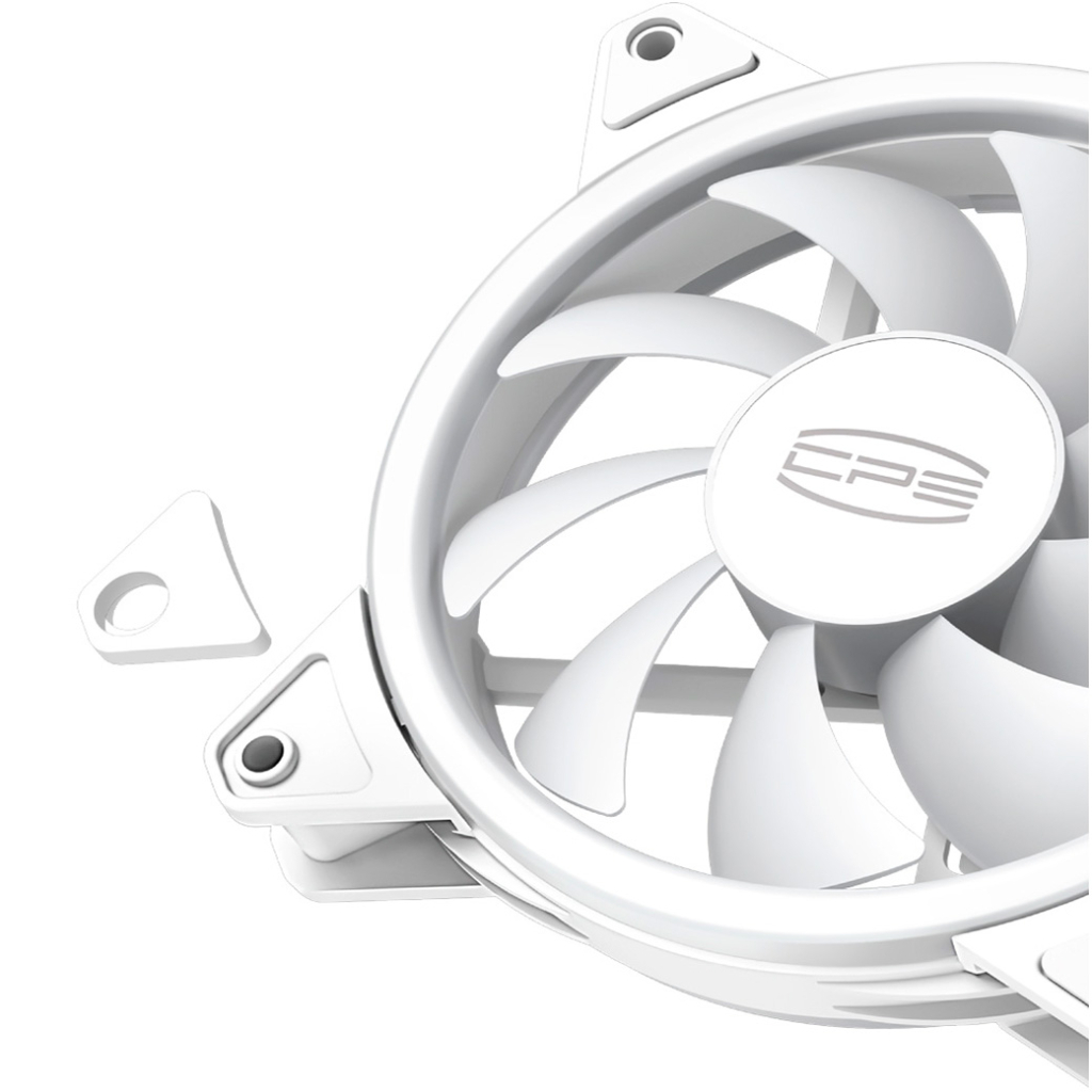 Кулер до корпусу PcCooler F3 T120 ARGB White - зображення 4