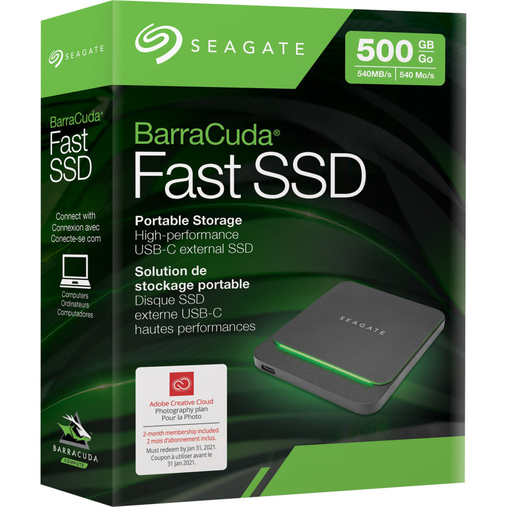 Накопичувач SSD USB 3.1 500GB Seagate (STJM500400) - зображення 4