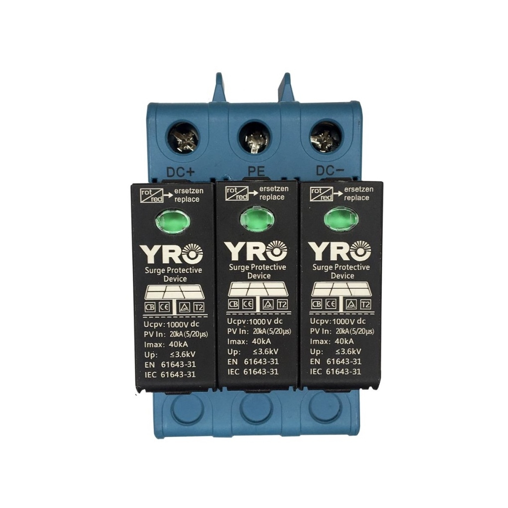 Автоматичний вимикач YRO Фотогальванічний захист (YRSP-D2-1000-20-40KA-3p) - зображення 1