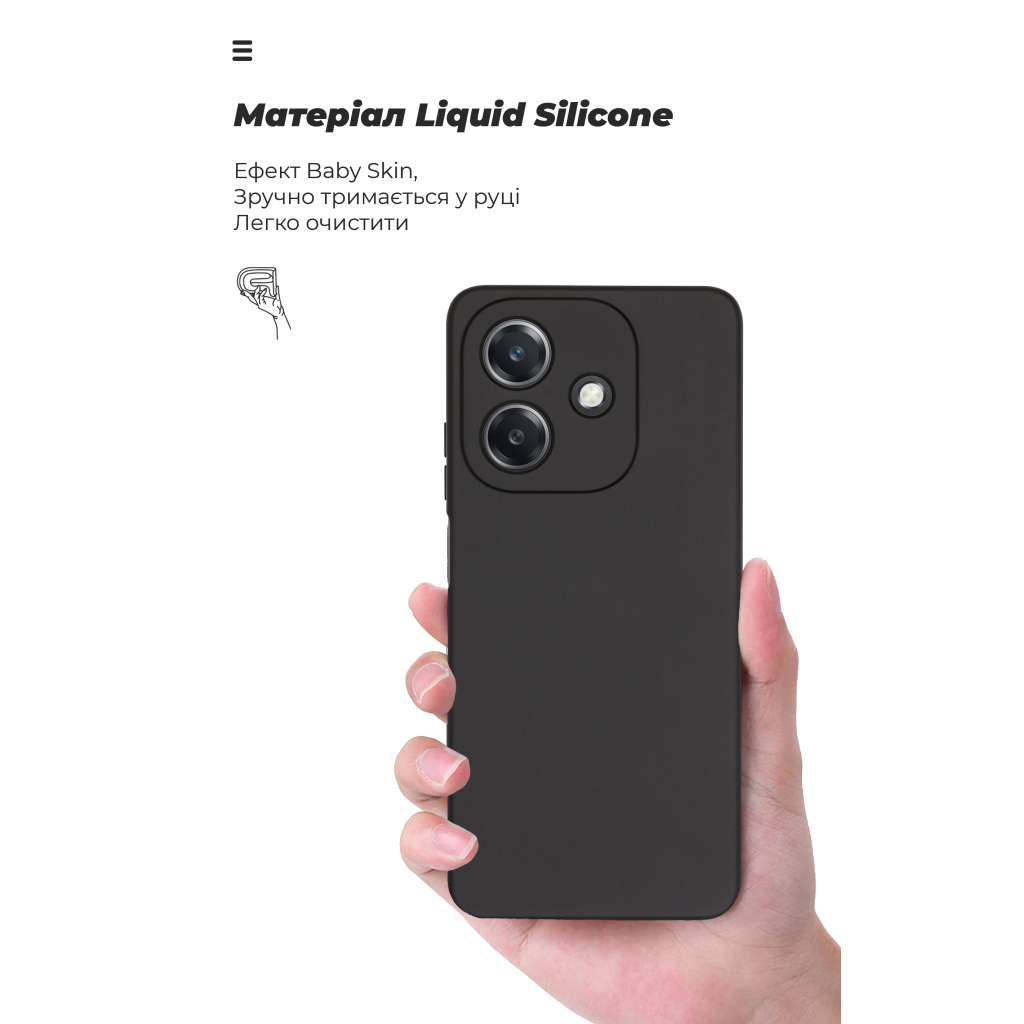 Чохол до мобільного телефона Armorstandart ICON OPPO A3 4G / A3x 4G Camera cover Black (ARM80883) - зображення 7