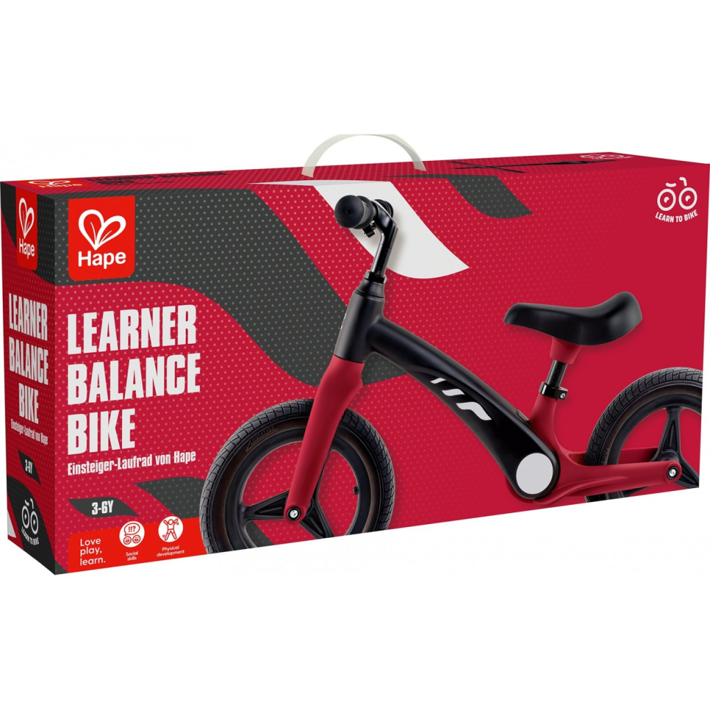 Біговел Hape двоколісний 12" червоний (E1207) - изображение 6