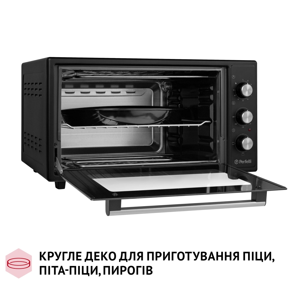 Електропіч Perfelli CLASSIC 48 BLACK - зображення 7