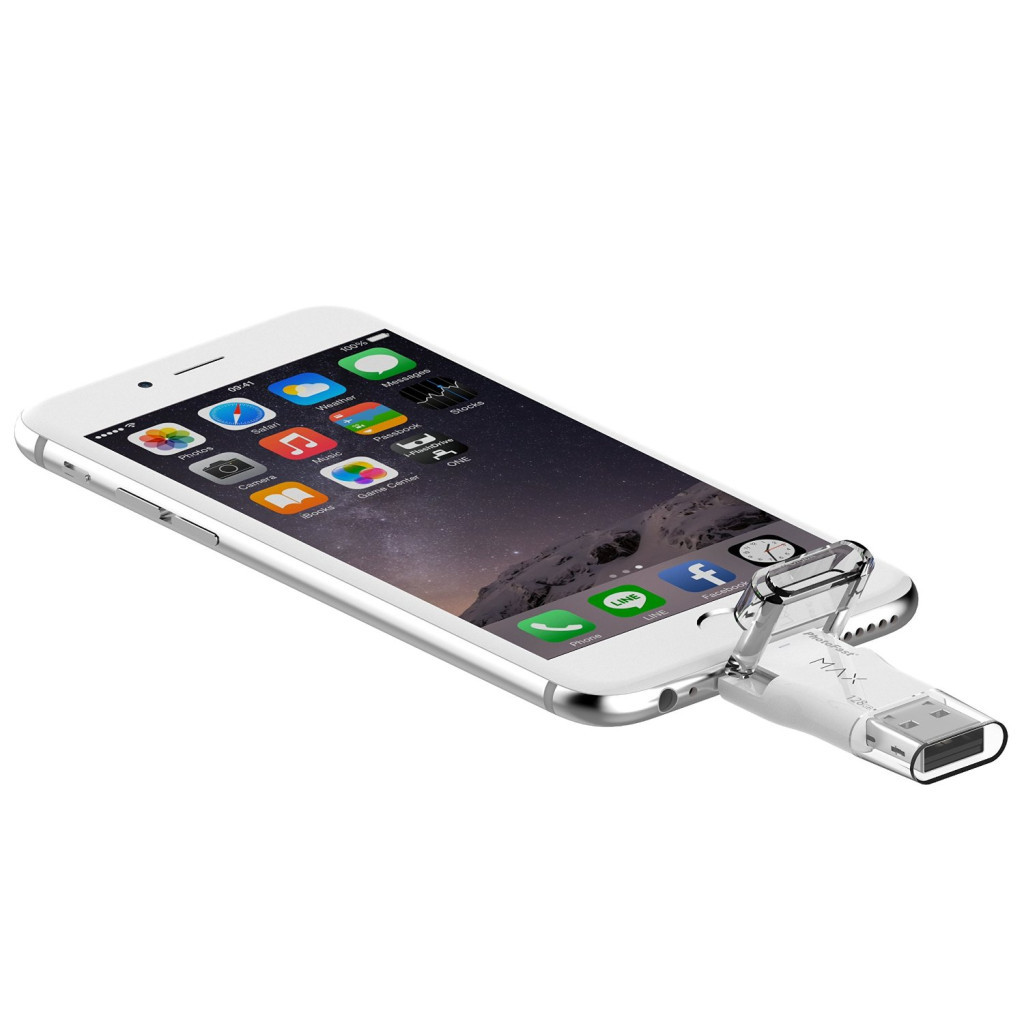 USB флеш накопичувач PhotoFast 64GB i-Flashdrive MAX White USB/Lightning (IFDMAX64GB) - зображення 12