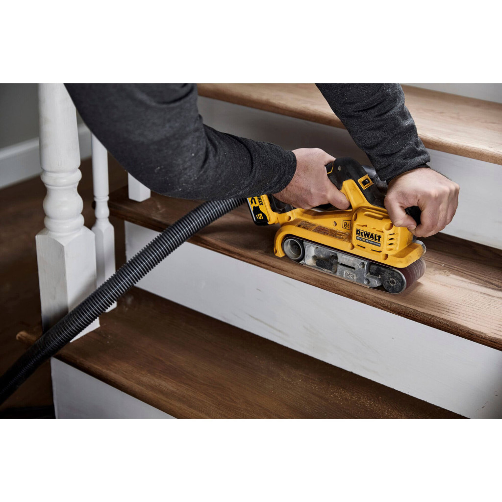 Шліфувальна машина DeWALT XR Li-Ion 18 В 2x5Ah, 198-320 м/хв, стрічка 75х533 мм (DCW220P2) - зображення 12