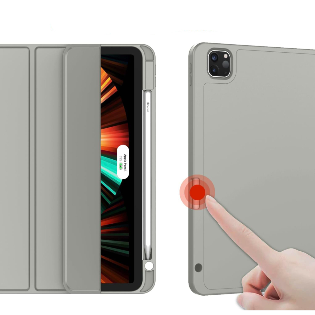 Чохол до планшета BeCover Direct Charge Pencil Apple iPad Pro 11 2020/2021/2022 Gray (709652) - зображення 3