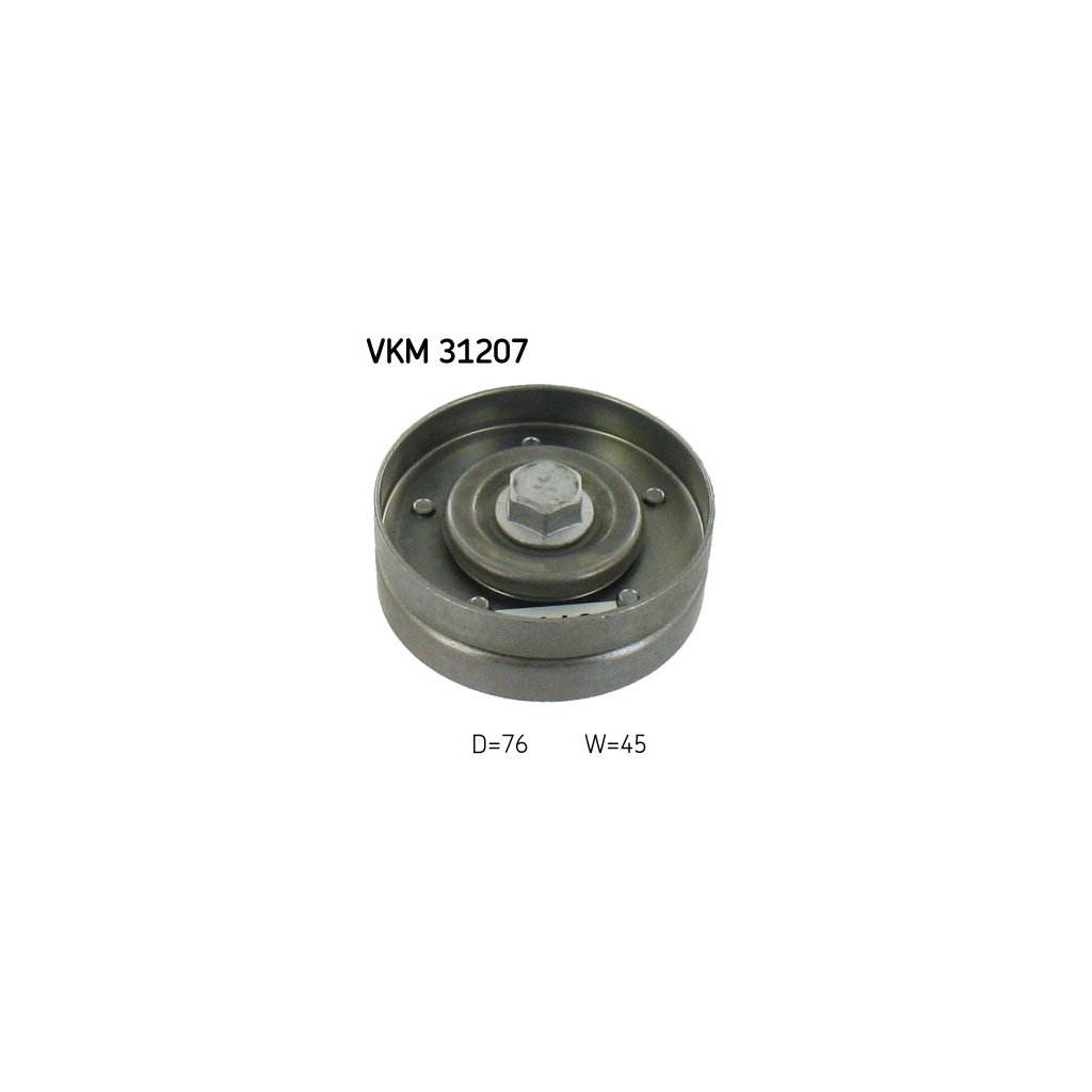 Ролик натягувача ременя SKF VKM 31207 - зображення 1