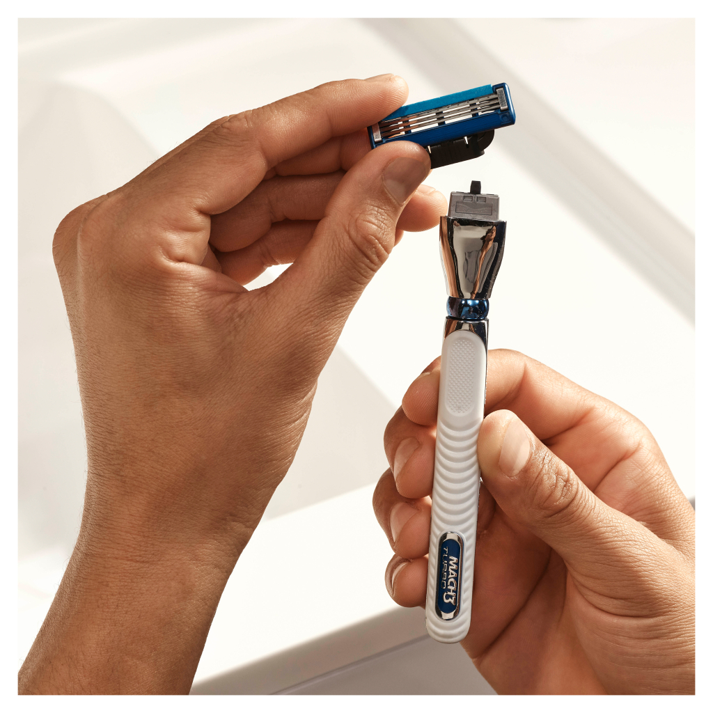 Бритва Gillette Mach3 Turbo з 2 змінними картриджами (7702018514229) - зображення 4