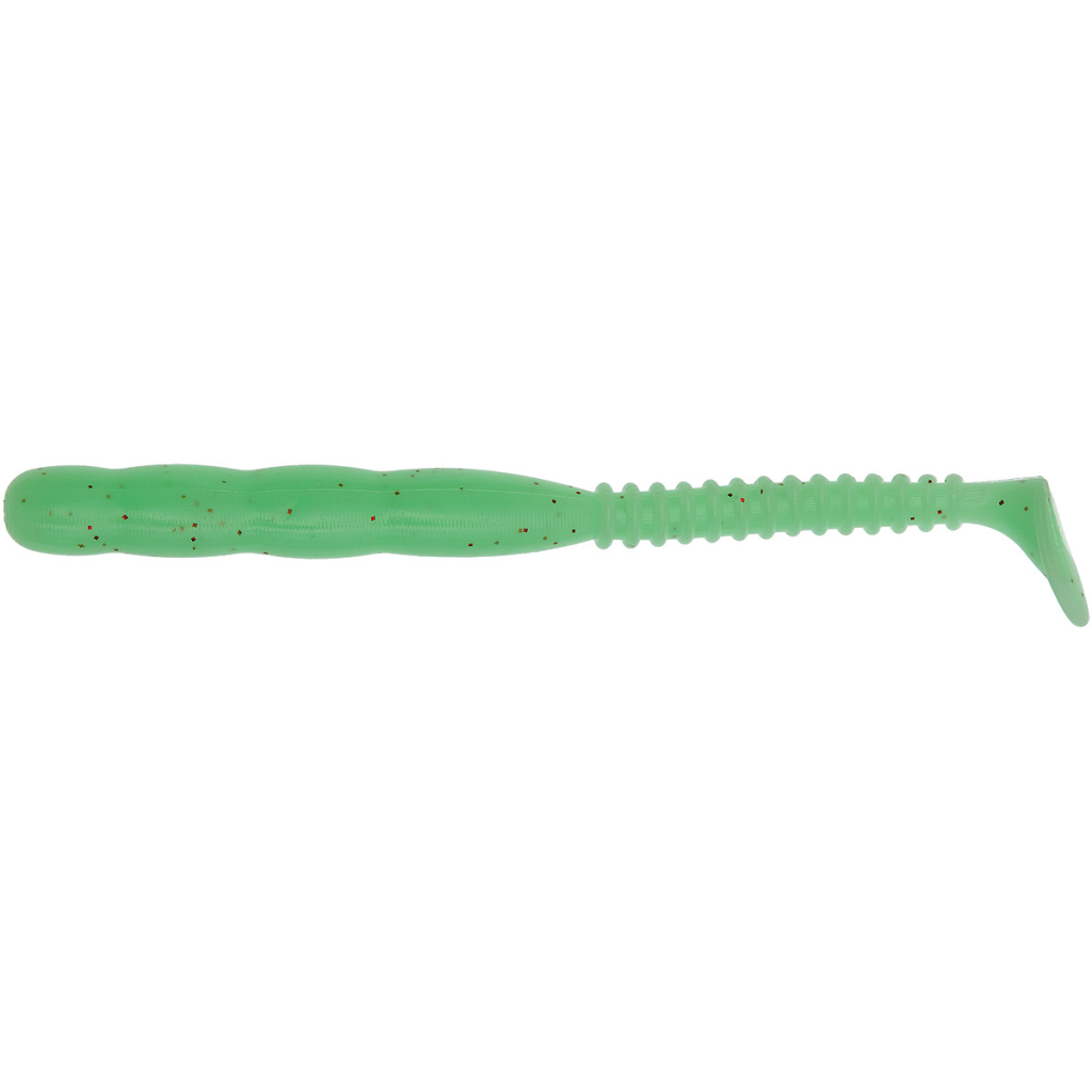 Силікон рибальський Reins Rockvibe Shad 4" 146 Hot Cucumber (12 шт/уп.) (1552.08.37) - зображення 1