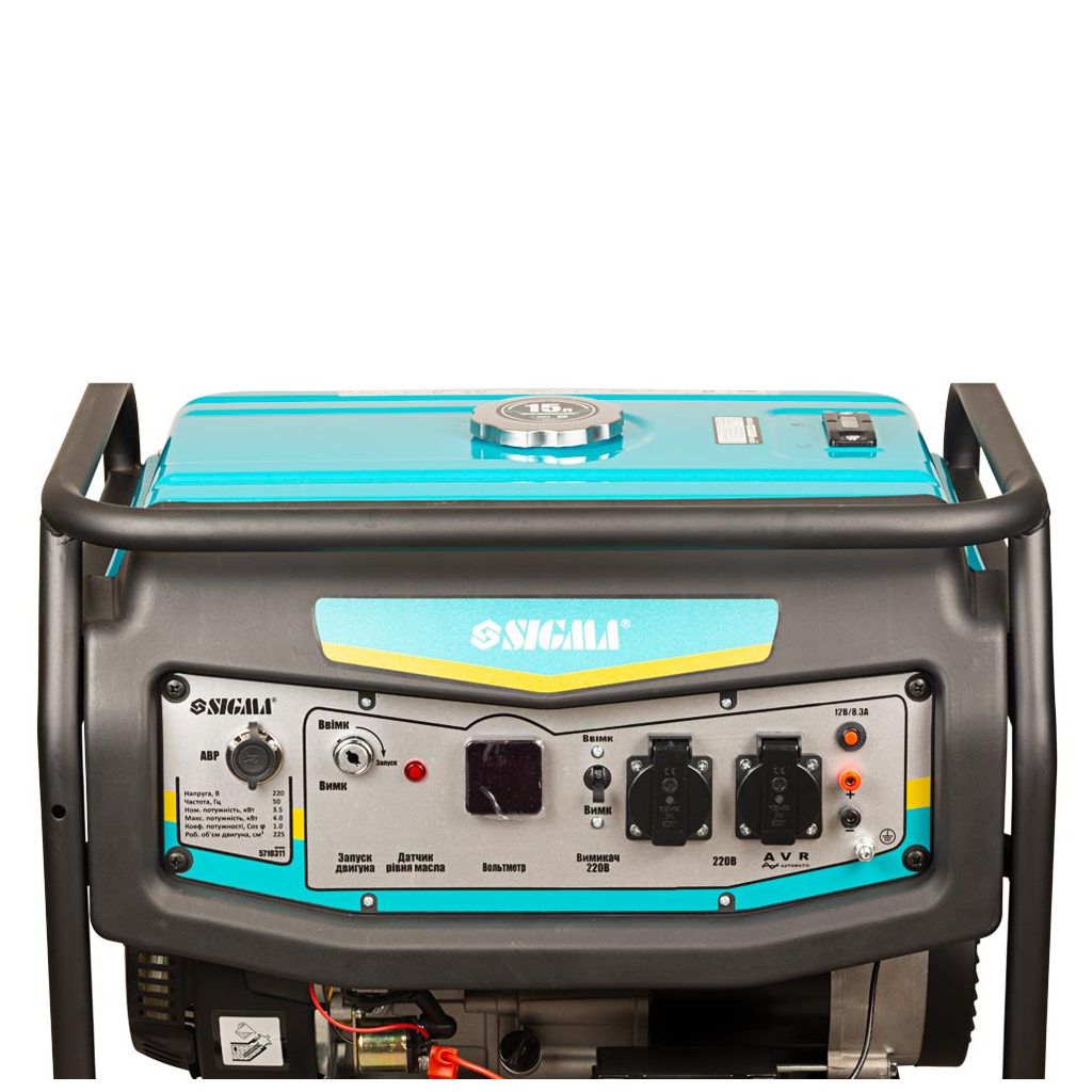 Генератор Sigma 3.5/4.0kW с выводом под АВР(ATS) (5710311) - зображення 9