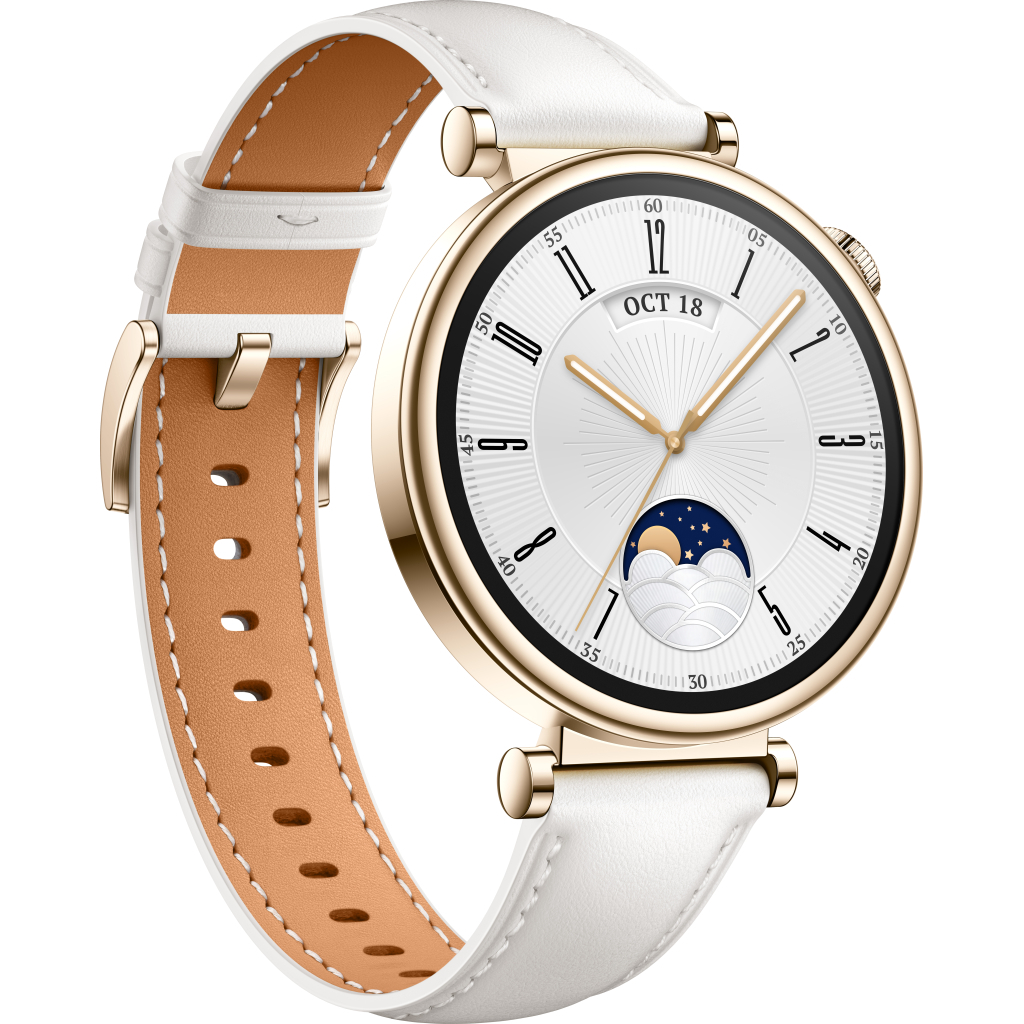 Смарт-годинник Huawei WATCH GT 4 41mm Classic White Leather (55020BJB) - зображення 3