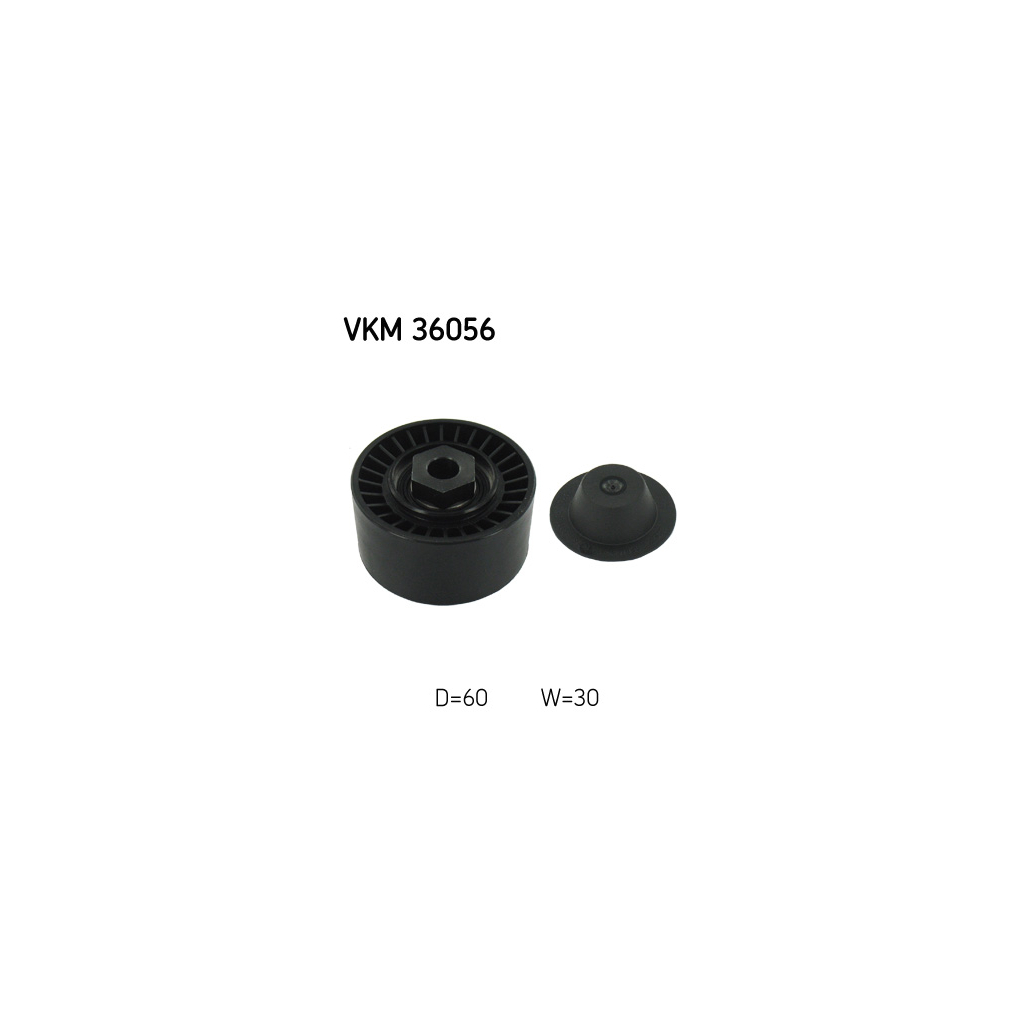 Ролик натягувача ременя SKF VKM 36056 - зображення 1