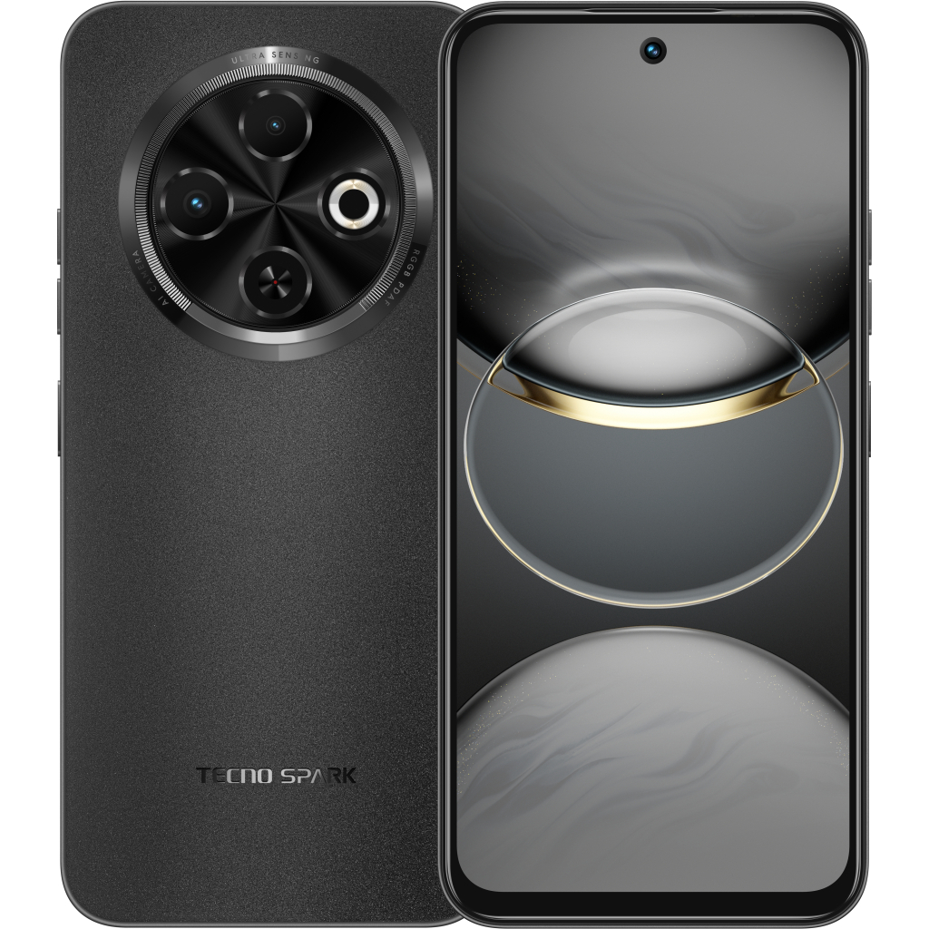 Мобільний телефон Tecno Spark 30C 8/256GB Orbit Black (4894947051760) - зображення 1