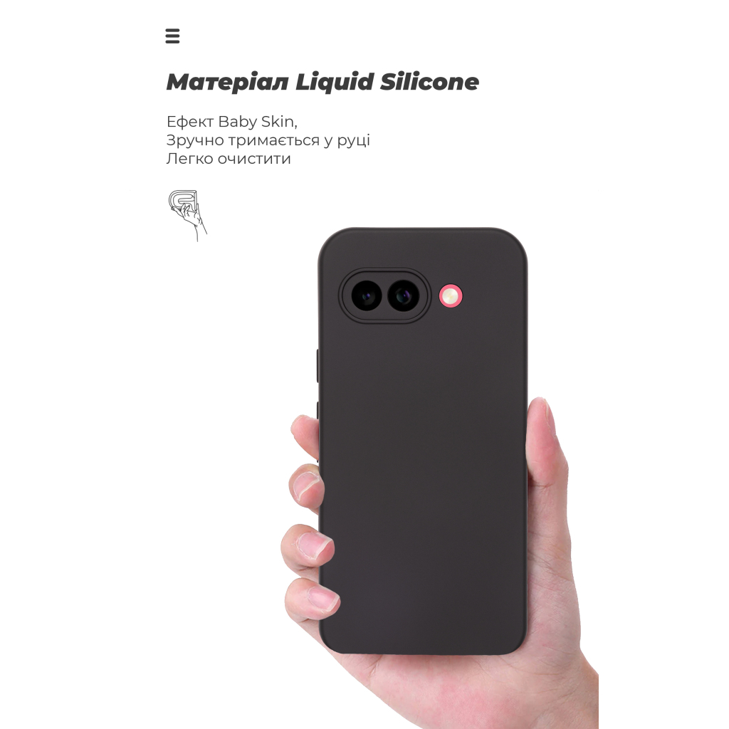 Чохол до мобільного телефона Armorstandart ICON Google Pixel 9a Camera cover Black (ARM83646) - зображення 7