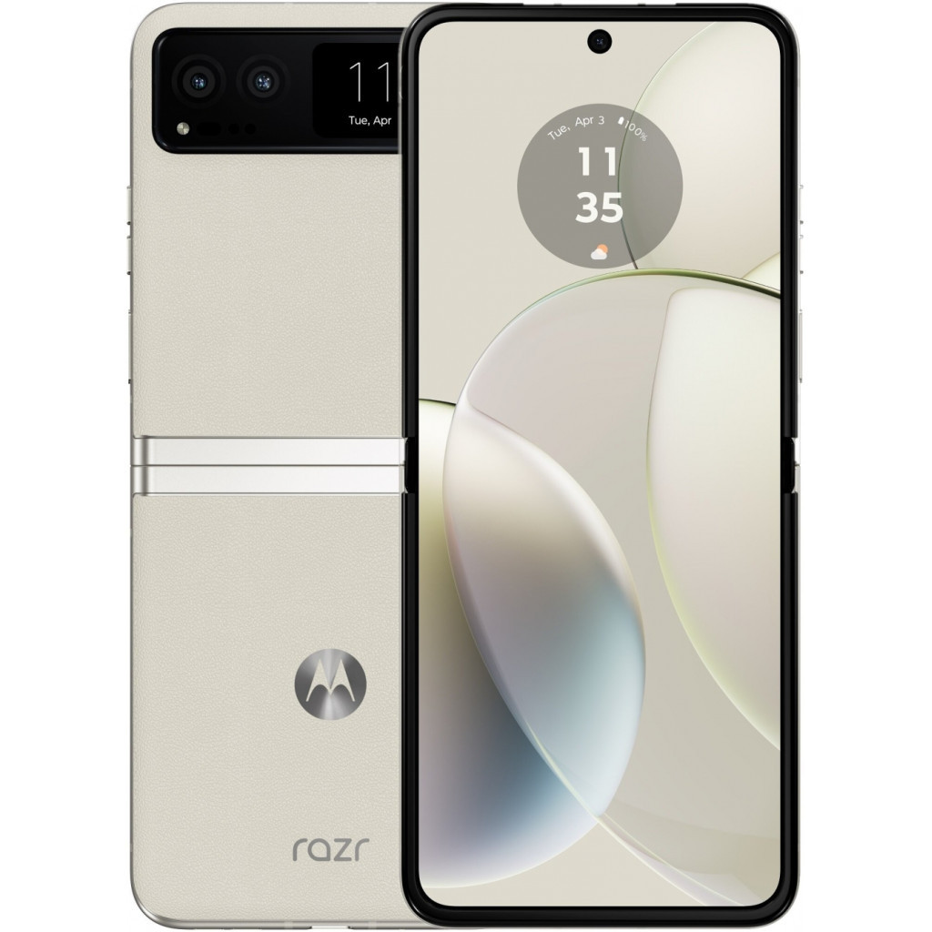 Мобільний телефон Motorola Razr 40 8/256GB Vanilla Cream (PAYA0047RS) - зображення 2