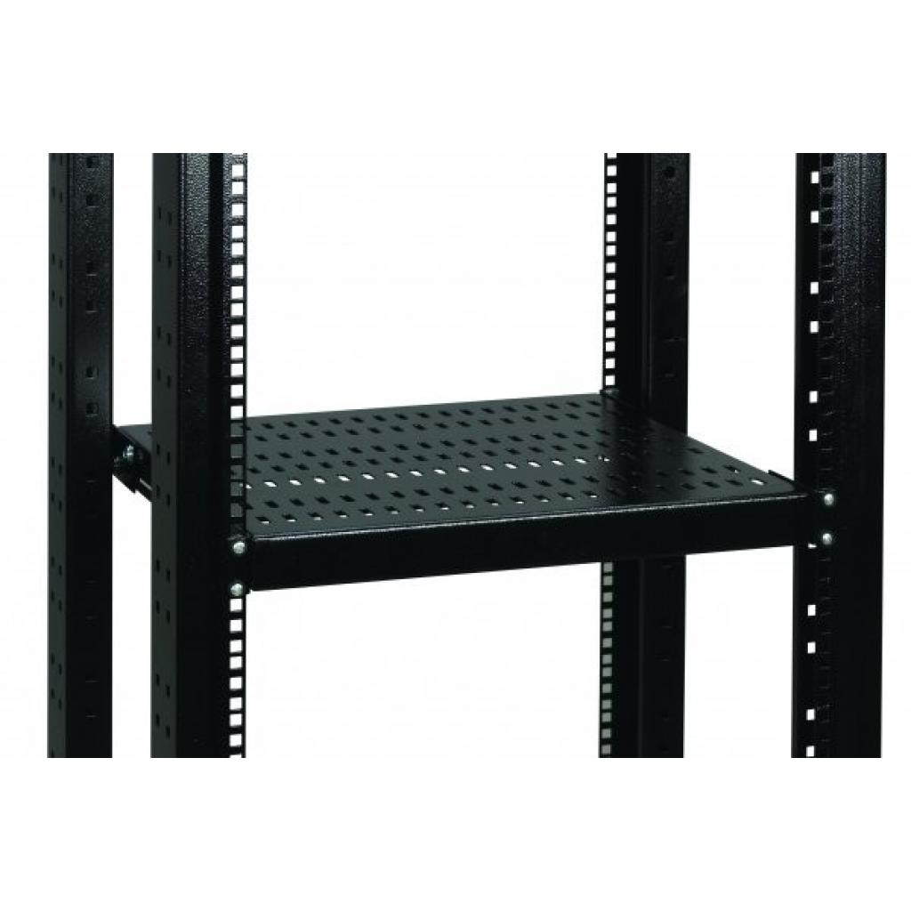 Полка Conteg 19" 1U глиб. 750 мм. до 100кг. RAL9005 (DP-PZ-750) - зображення 1