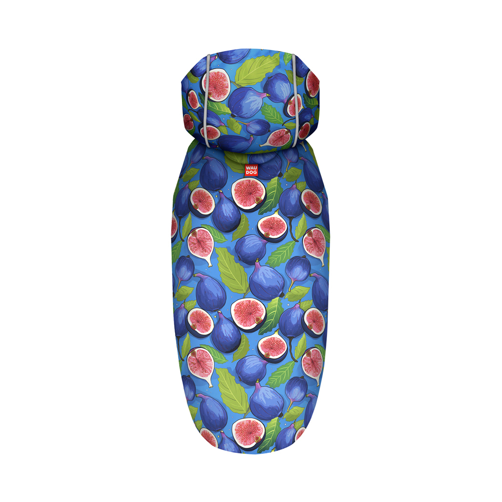 Дощовик для тварин WAUDOG Clothes Накидка з капюшоном Інжир M (357-4053) - зображення 3