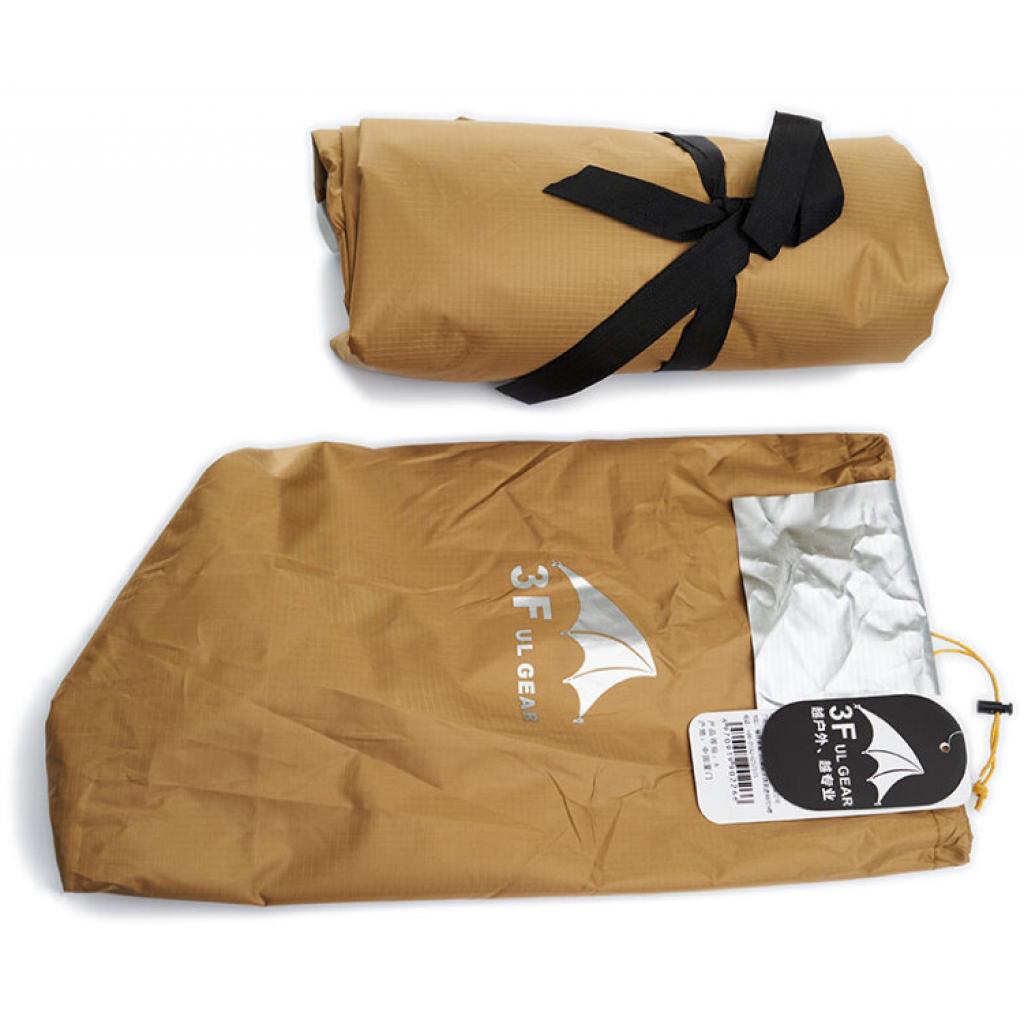 Тент 3F Ul Gear 210T Tarp 3x3 Khaki (210T3-3khaki) - зображення 4