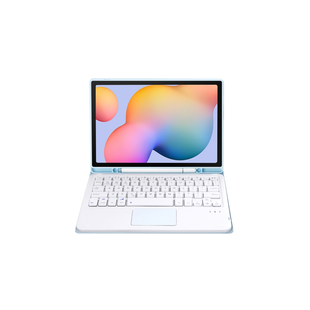 Чохол до планшета BeCover Keyboard+TouchPad Samsung Tab S6 Lite 10.4 P610/P613/P615/P619 Light Blue (712364) - зображення 3
