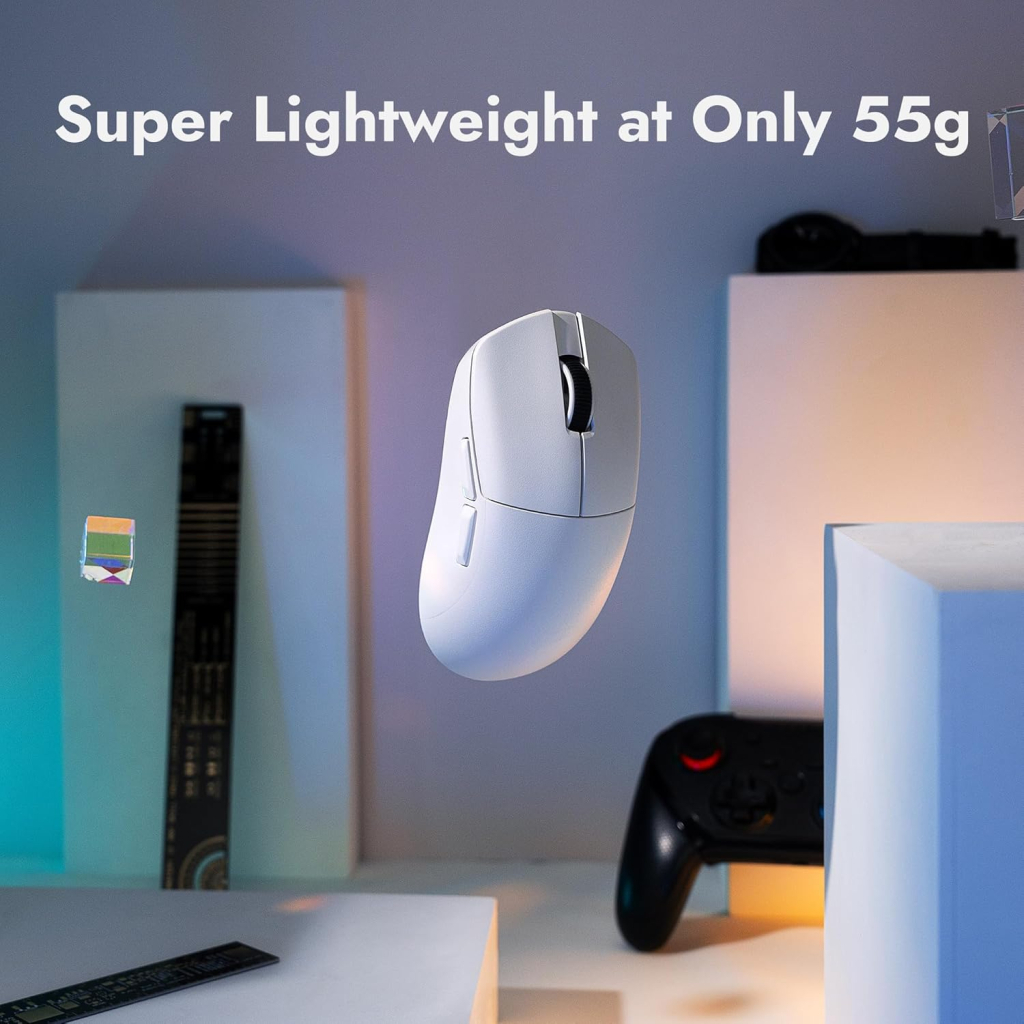 Мишка Lemokey G1 USB-A/USB-C/Wireless 8K White (G1-A2) - зображення 3