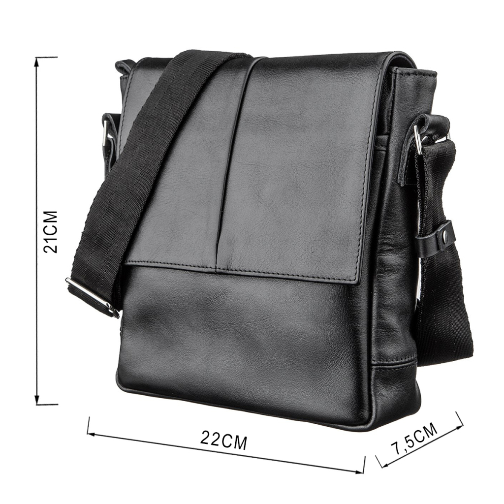 Сумка Shvigel Месенджер Чорна (00793) - зображення 3