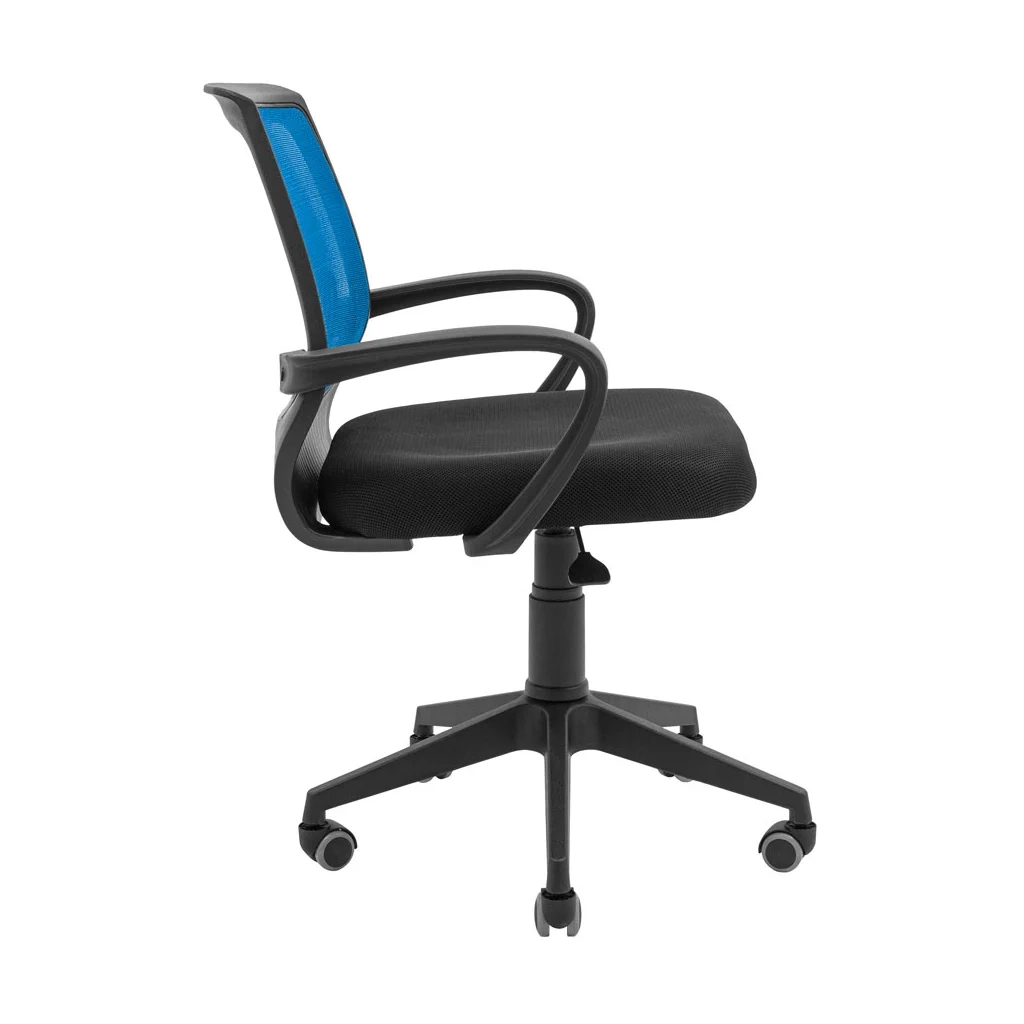 Офісне крісло Richman Стар Пластик Піастра Сітка Чорне + синє (ADD0003149) - зображення 3