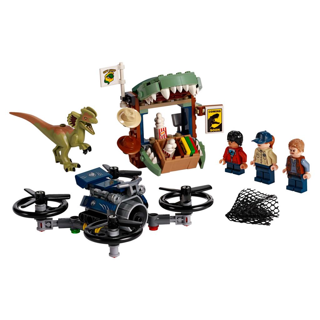 Конструктор LEGO Jurassic World Втеча дилофозавра 168 деталей (75934) - зображення 3