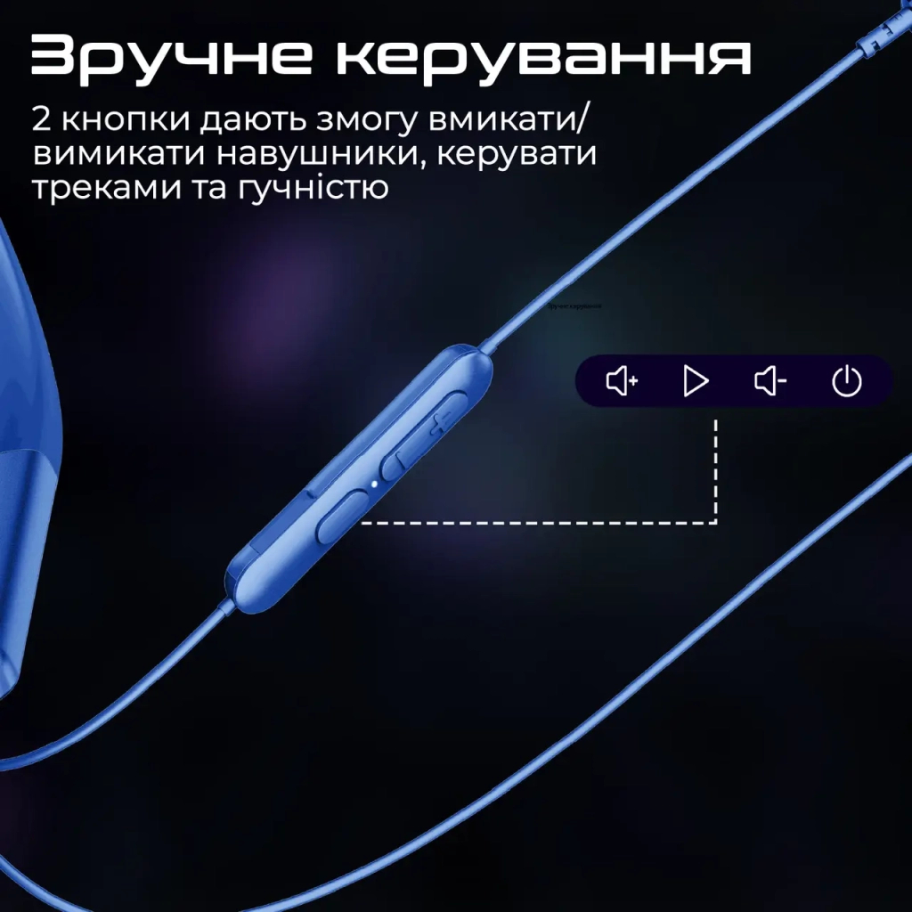 Навушники Promate Leap-200H Blue (leap-200h.blue) - зображення 8