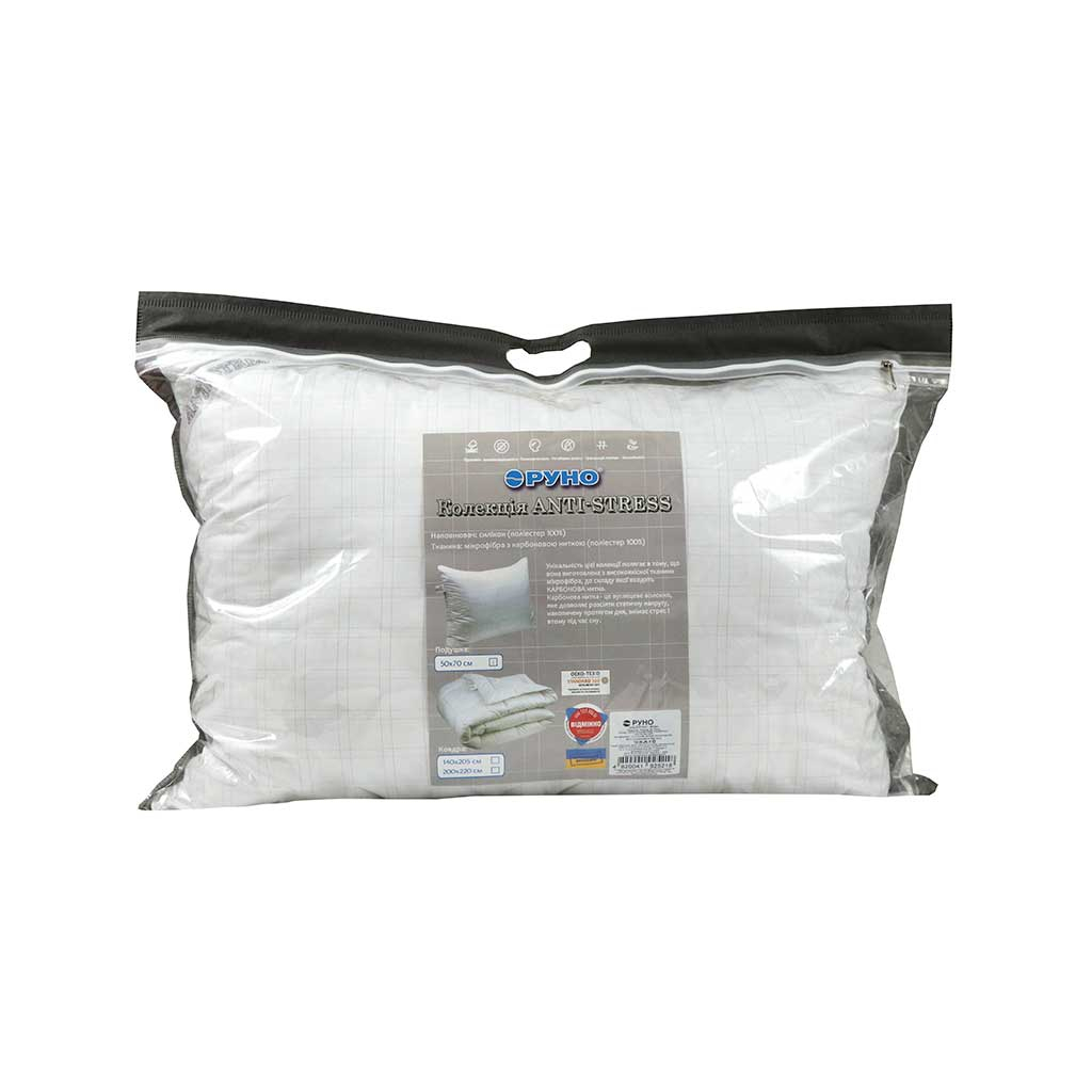 Подушка Руно Силіконова Anti-Stress 50х70 см (310Anti-Stress) - зображення 4