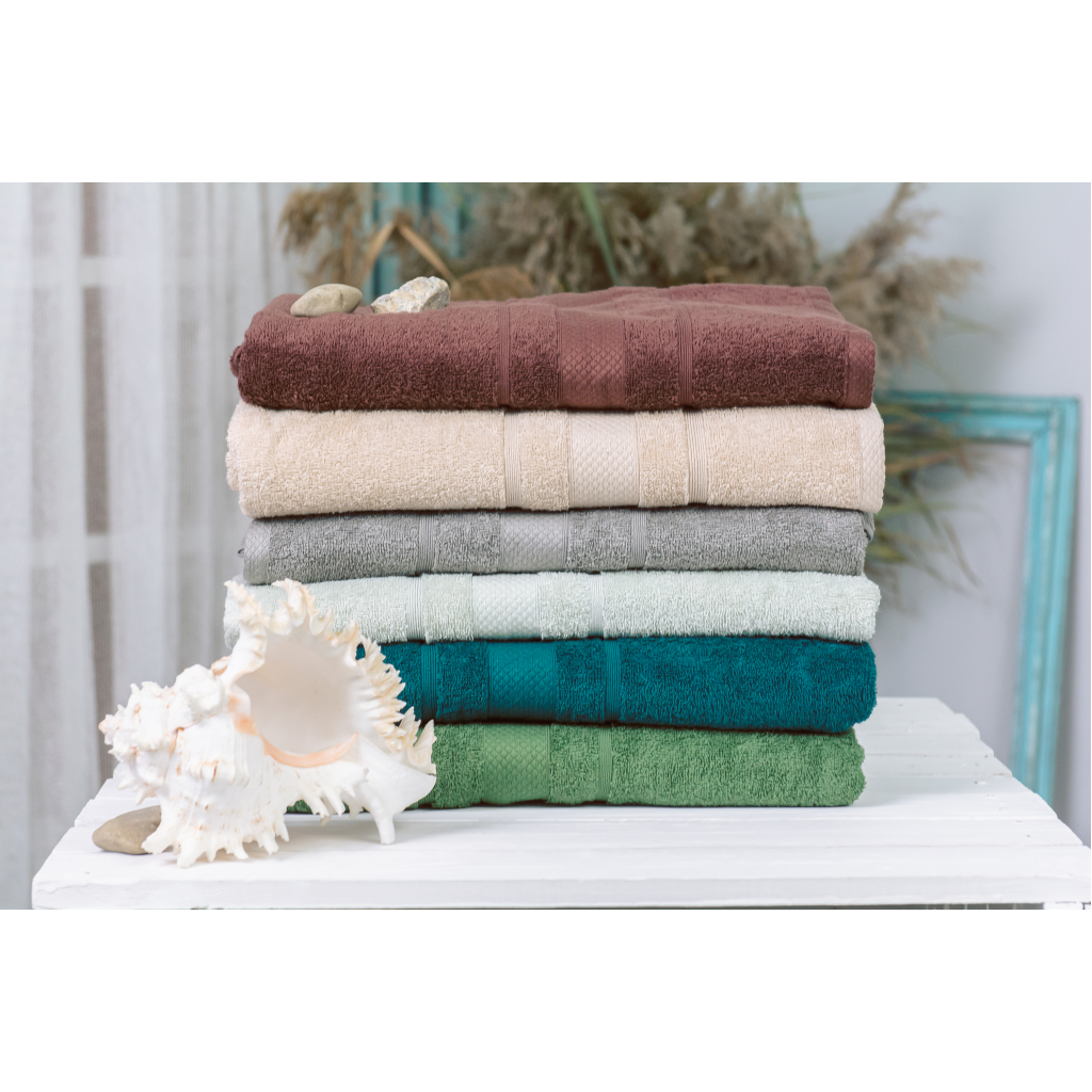 Рушник MirSon набір банних №5089 Elite SoftNes Nature 70х140 6 шт (2200003181166) - зображення 2