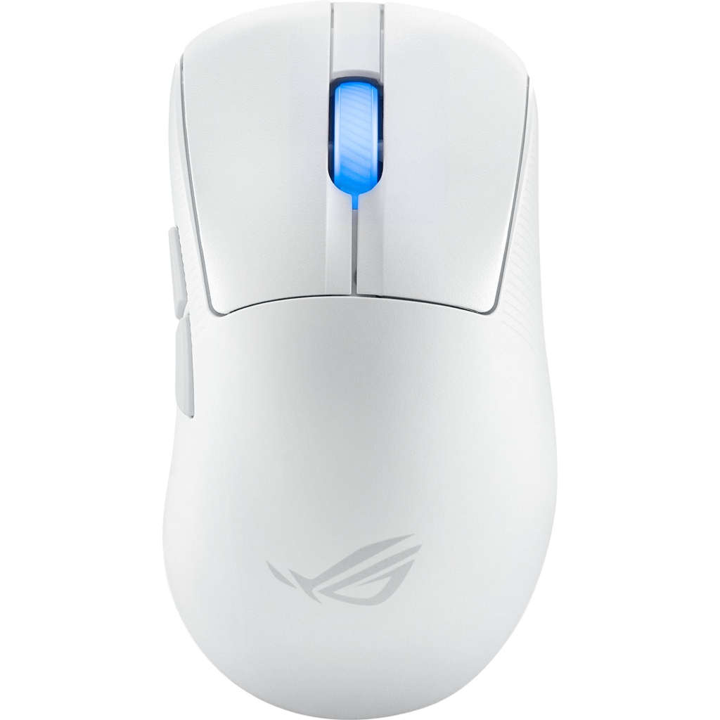 Мишка ASUS ROG Keris II WL ACE Wireless/Bluetooth/USB White (90MP03N0-BMUA10) - зображення 1